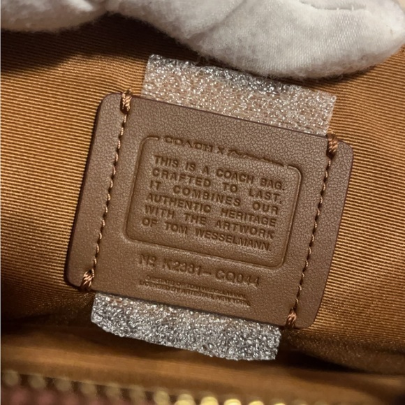 Coach ✅ x Tom Wesselmann Box crossbody with make up print 💄👛 - Picture 7 of 13